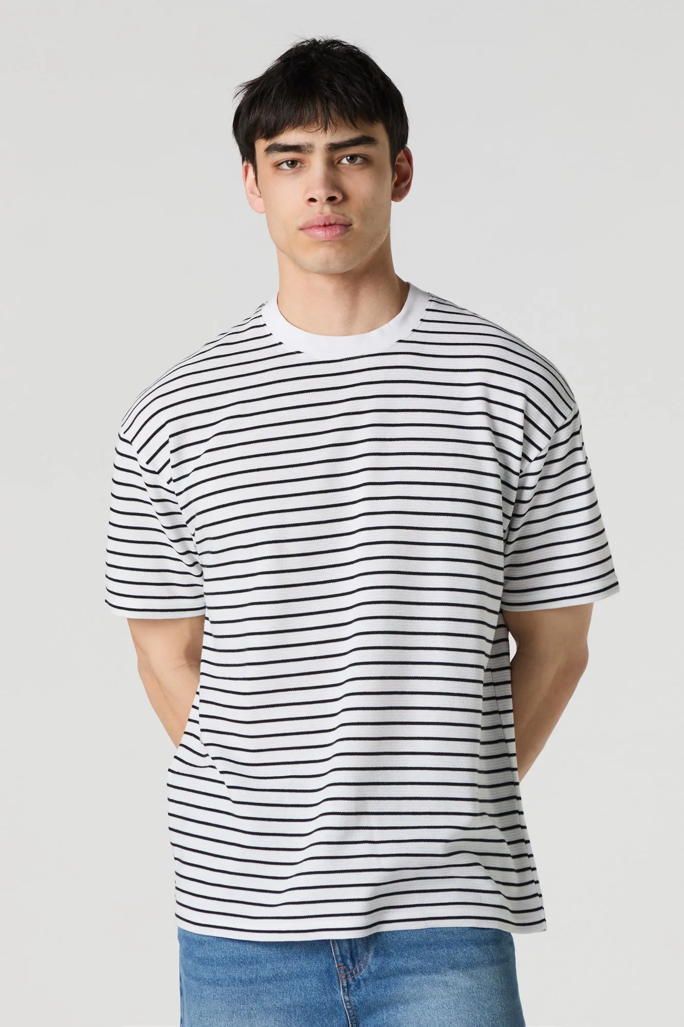 T-shirt ample rayé