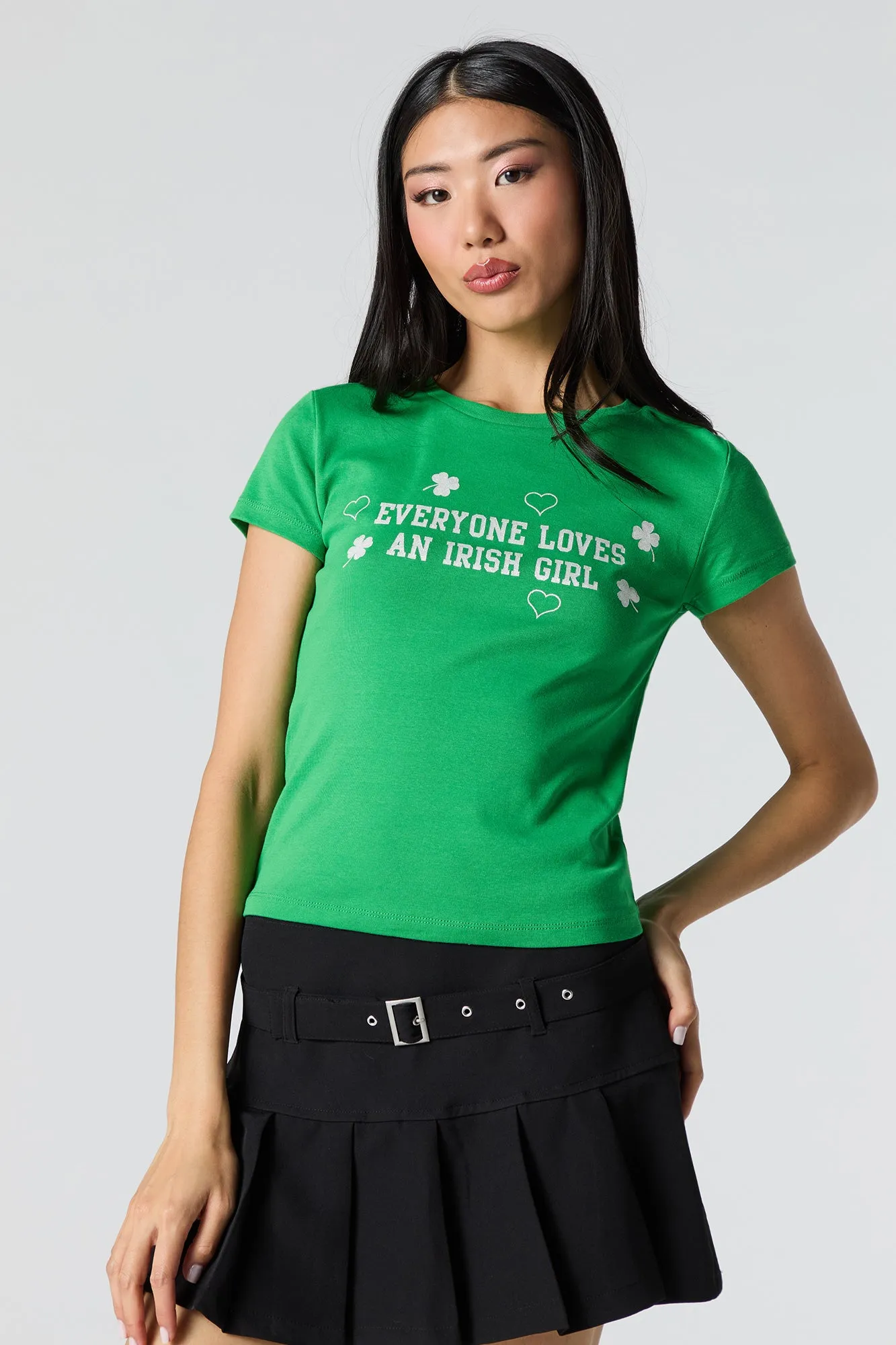 T-shirt côtelé Saint-Patrick