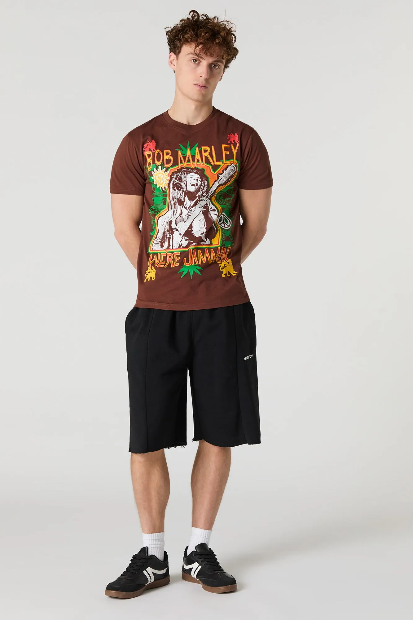 T-shirt à imprimé Bob Marley