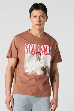 T-shirt à imprimé Scarface