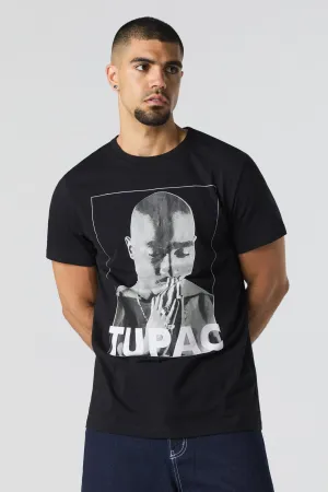 T-shirt à imprimé Tupac
