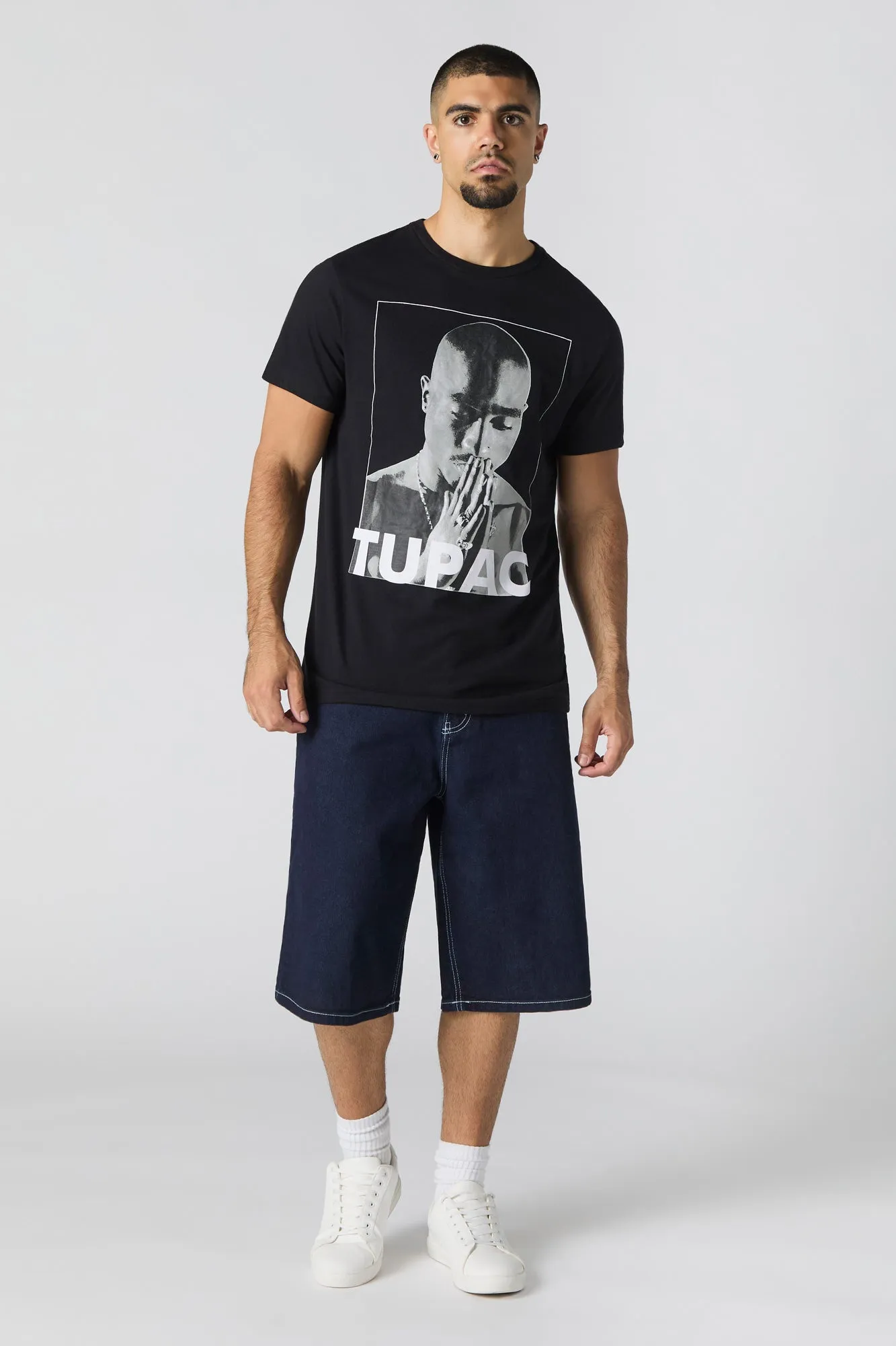 T-shirt à imprimé Tupac