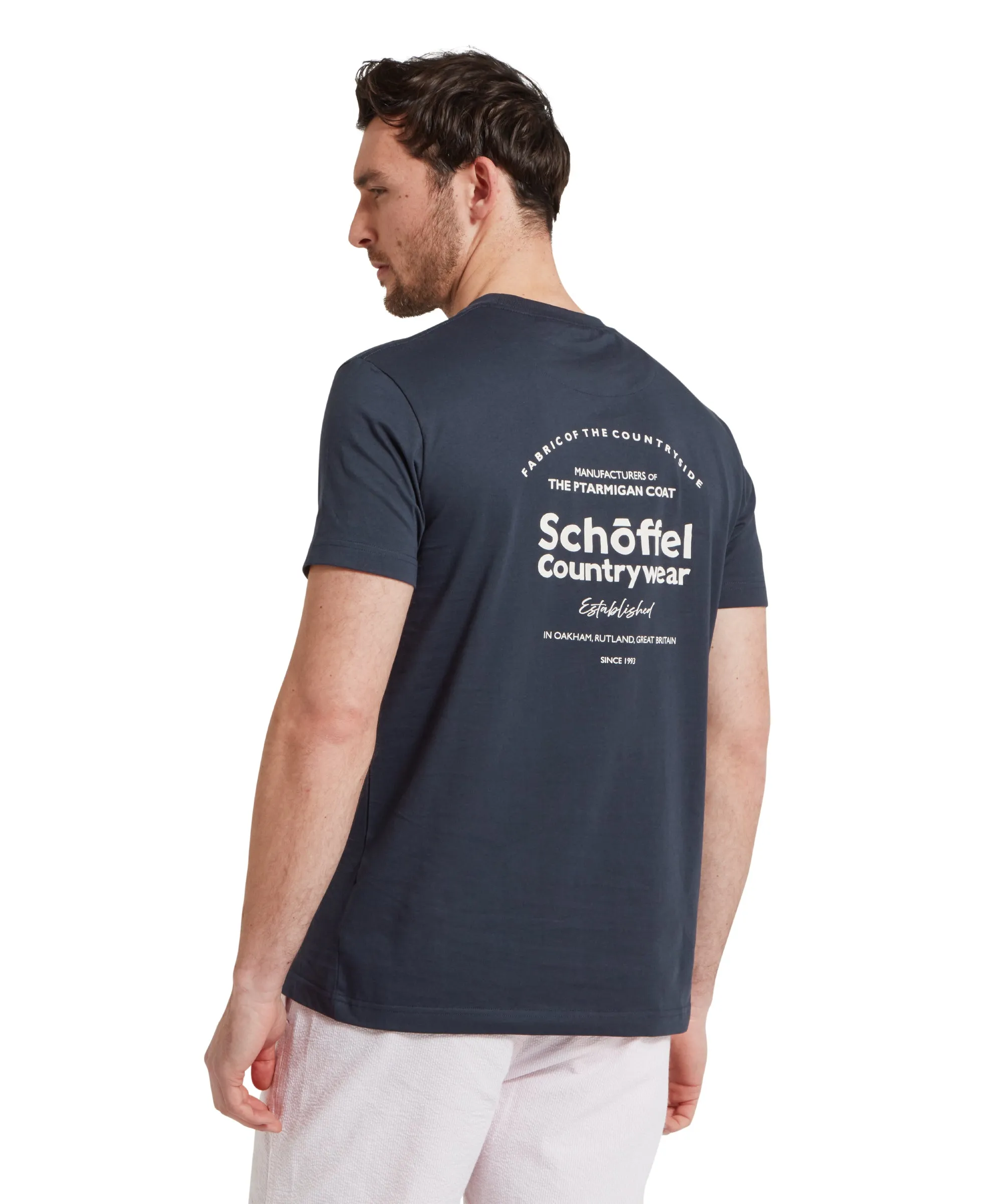 Talland T-Shirt - Navy Heritage Print