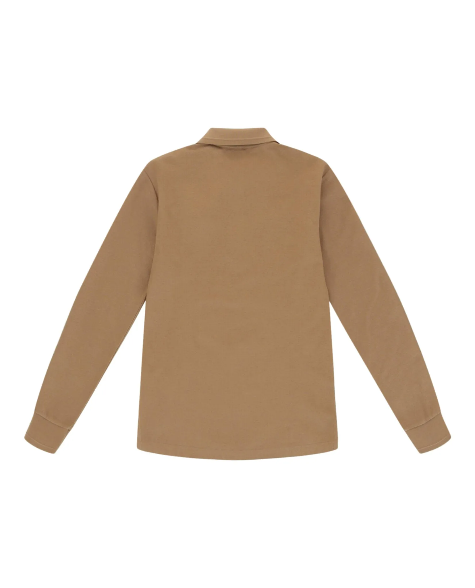 'TB' Long Sleeve Polo