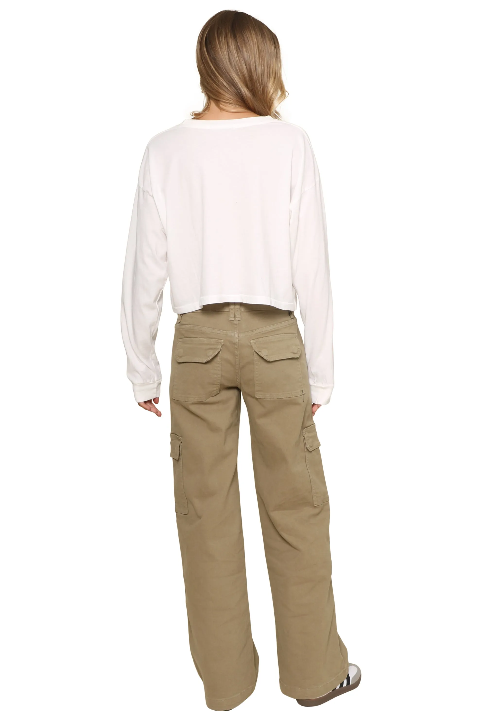 The Beach Boys Long Sleeve Crop Top