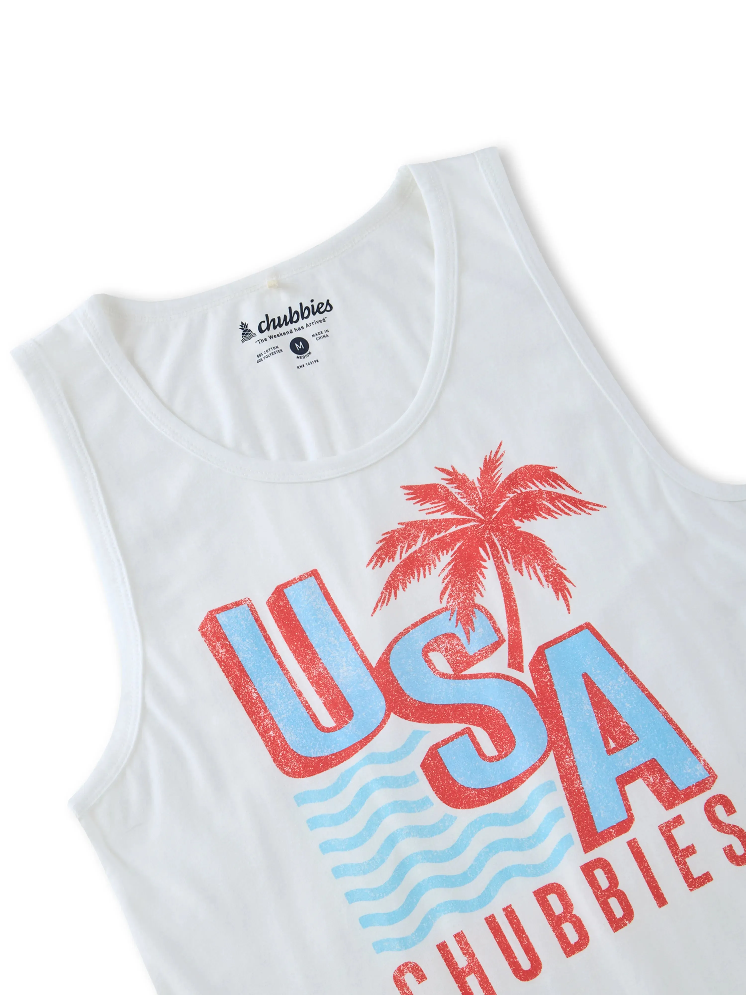 The Chub-Spangled Banner (Non Pocket Graphic Tank)