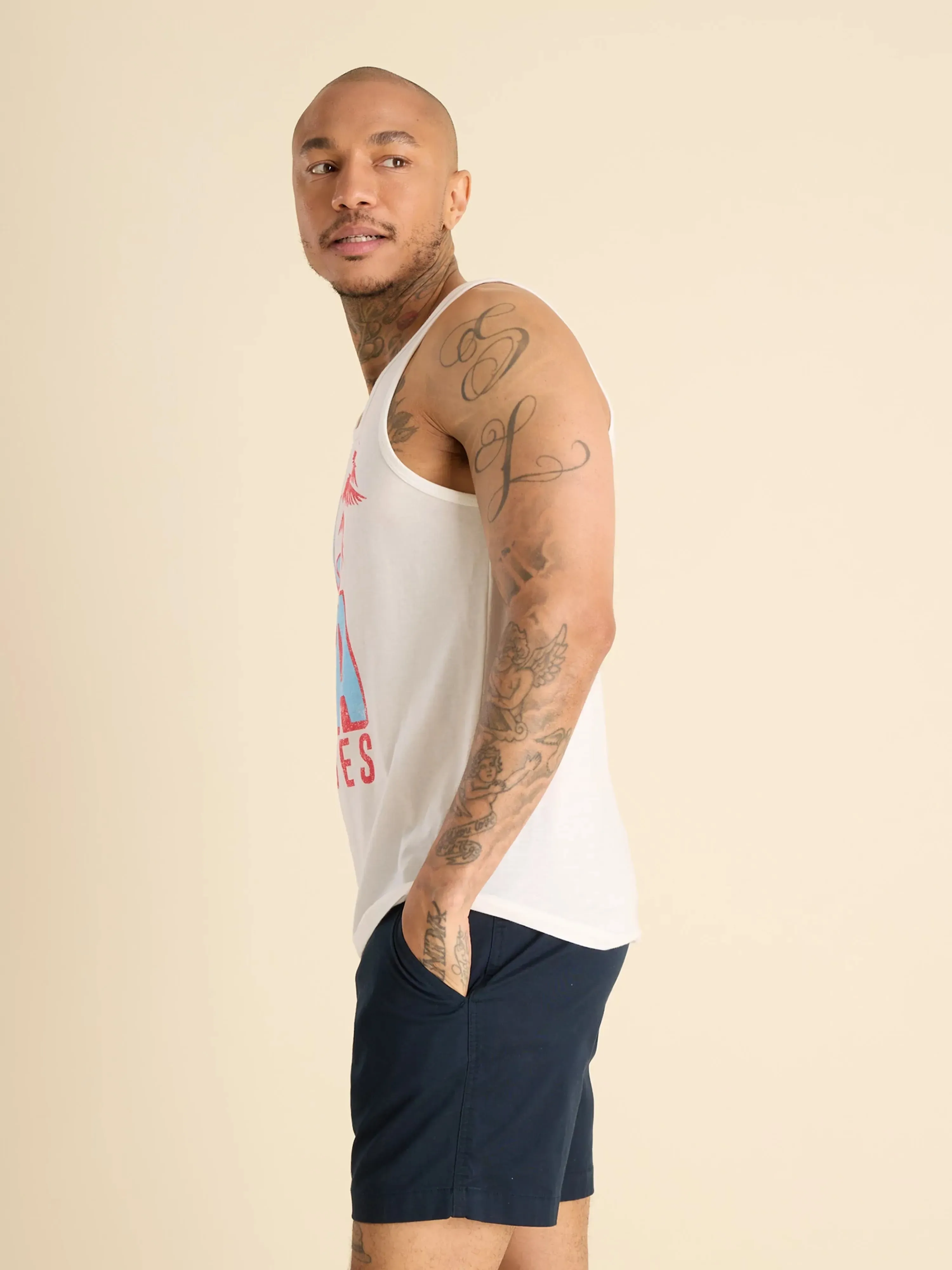 The Chub-Spangled Banner (Non Pocket Graphic Tank)