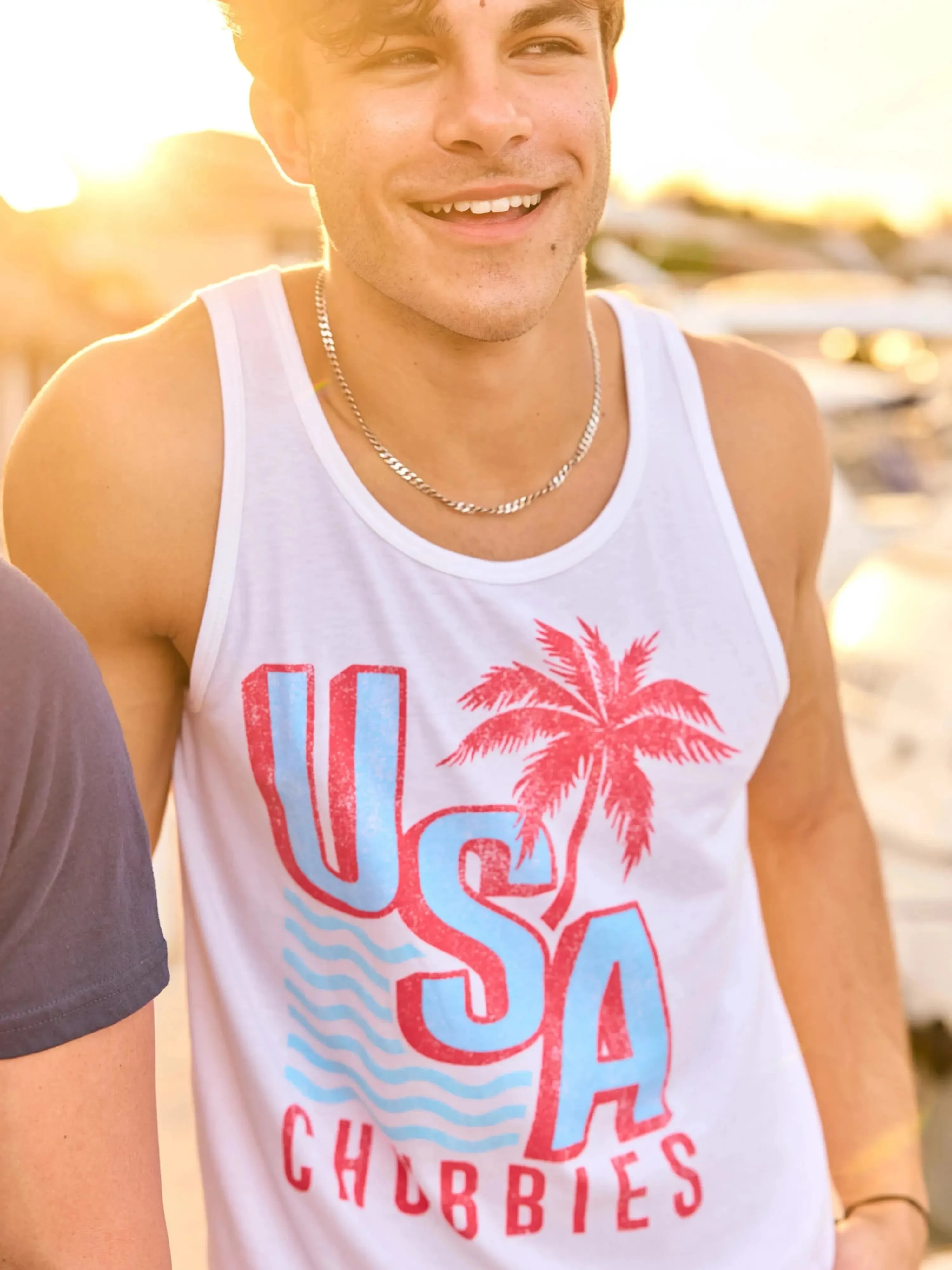 The Chub-Spangled Banner (Non Pocket Graphic Tank)