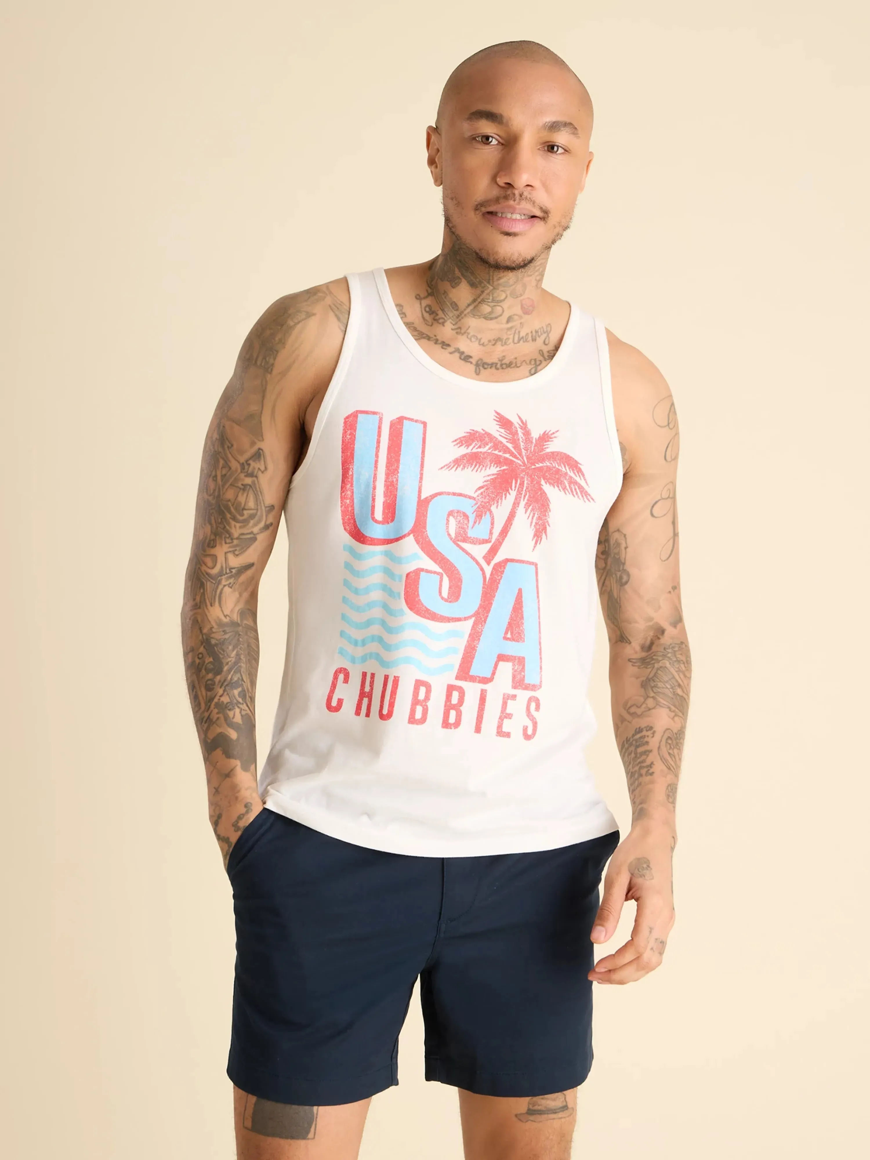 The Chub-Spangled Banner (Non Pocket Graphic Tank)