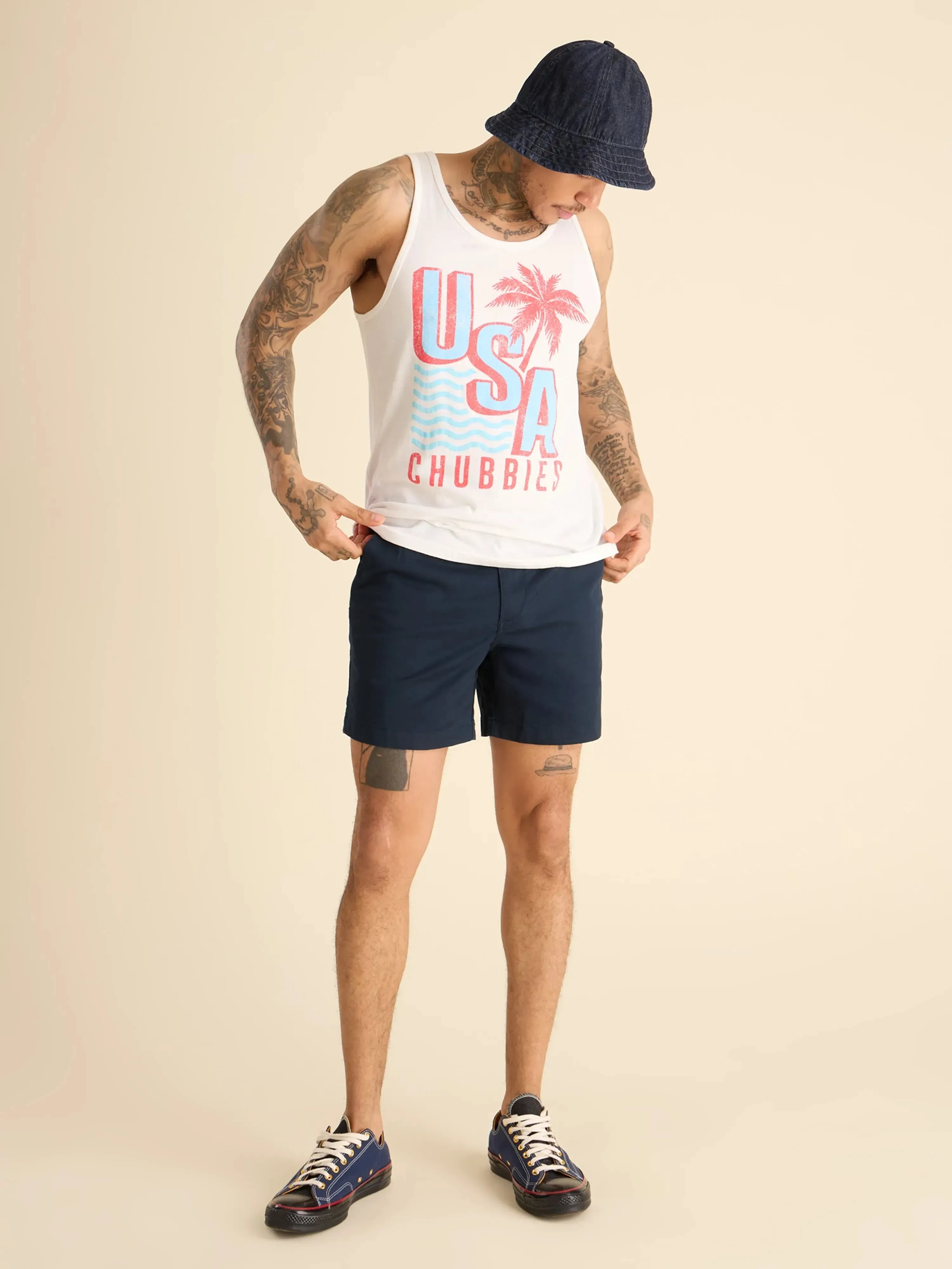 The Chub-Spangled Banner (Non Pocket Graphic Tank)