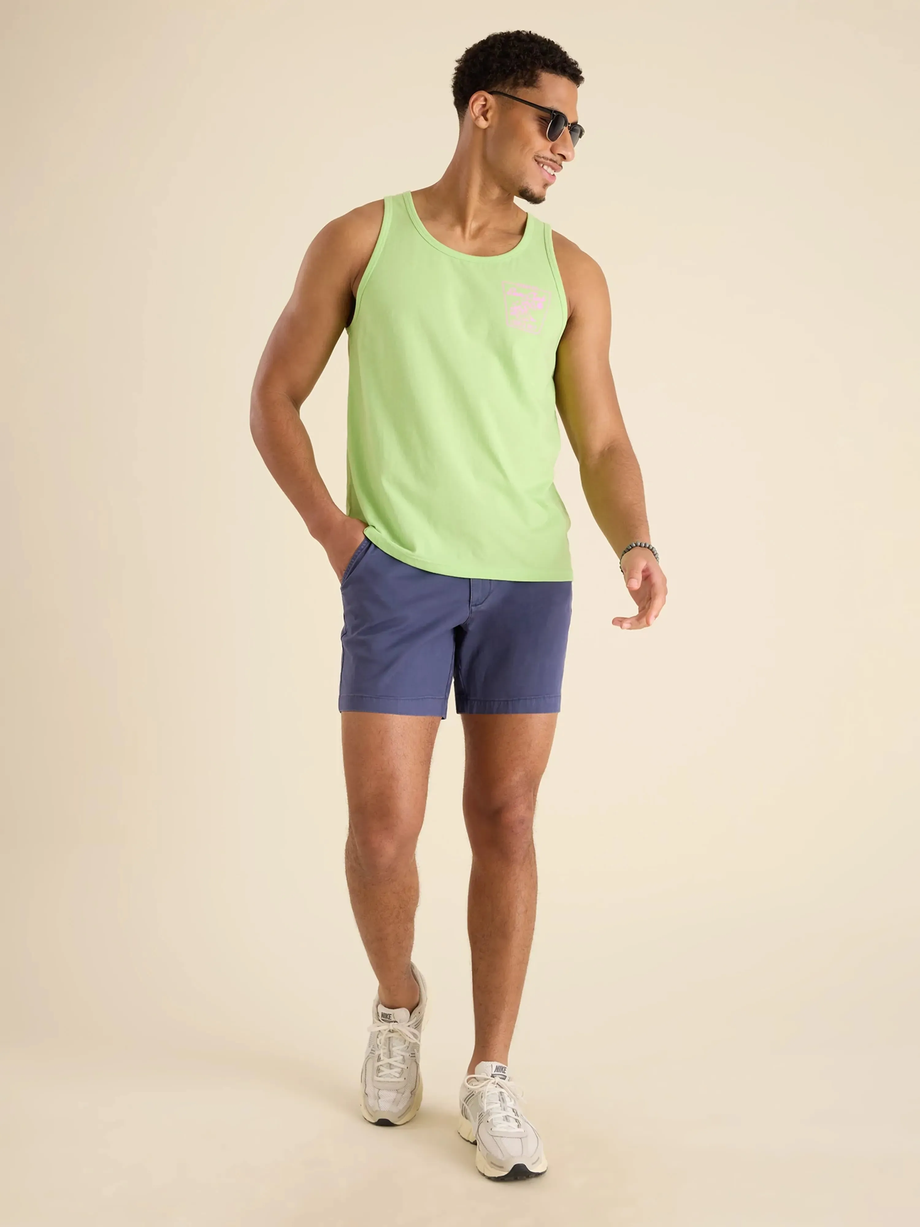 The Sun Club (Non Pocket Graphic Tank) - Green