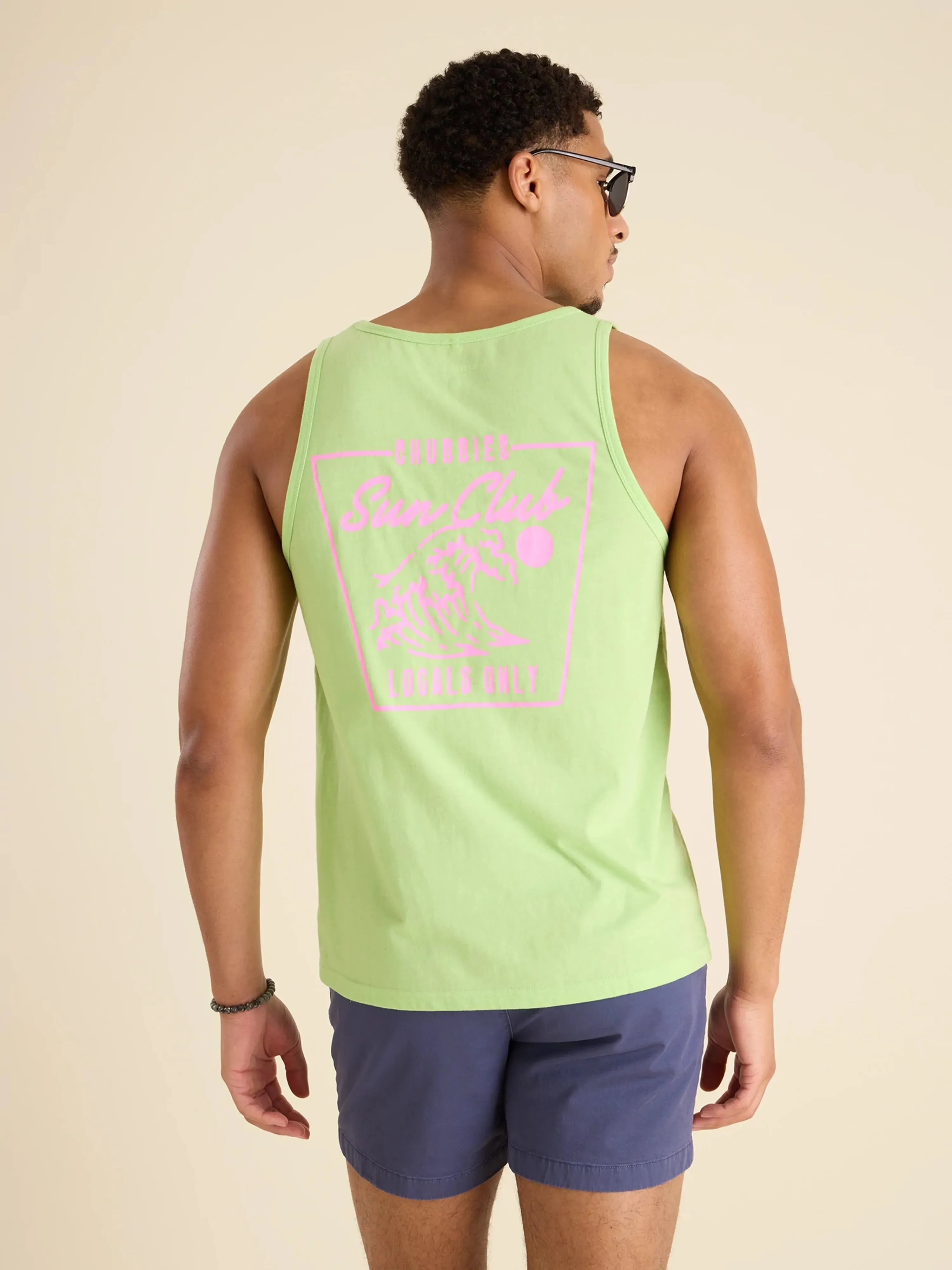 The Sun Club (Non Pocket Graphic Tank) - Green