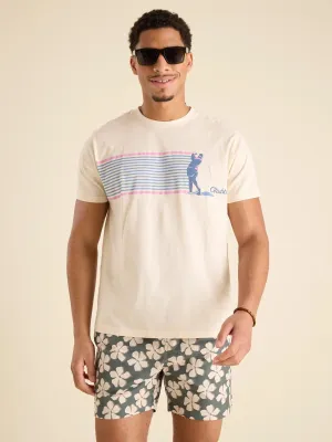 The Tee Time (Non Pocket Graphic T-Shirt) - Oatmeal Heather