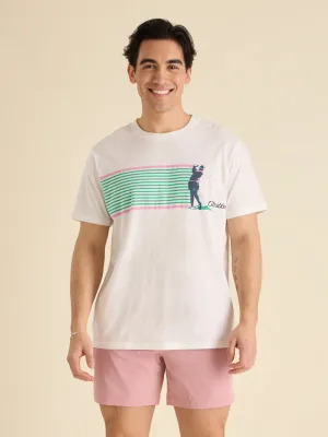 The Tee Time (Non Pocket Graphic T-Shirt) - White