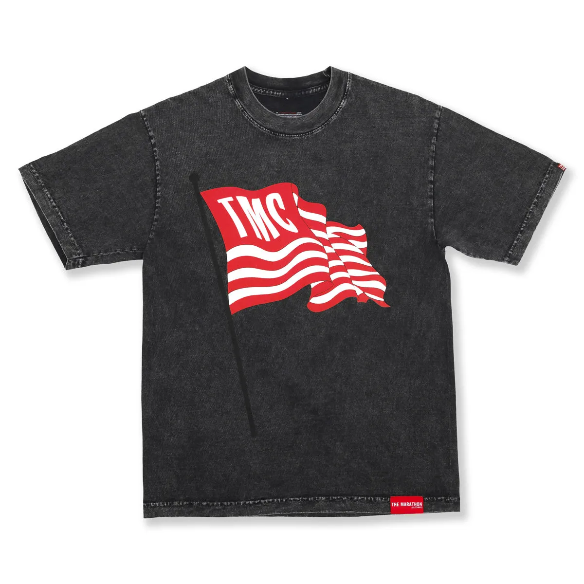 TMC Flag Post T-Shirt - Carbon Washed Black