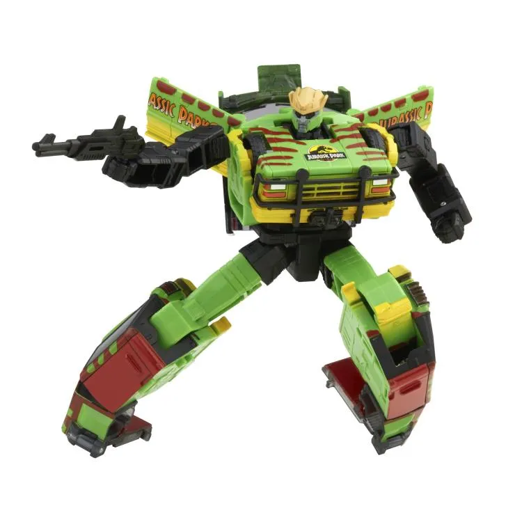 Transformers Generations Collaborative Jurassic Park Mash-Up Tyrannocon Rex and JP93 Two-Pack Action Figure