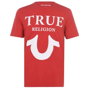 True Religion Red Logo T-Shirt