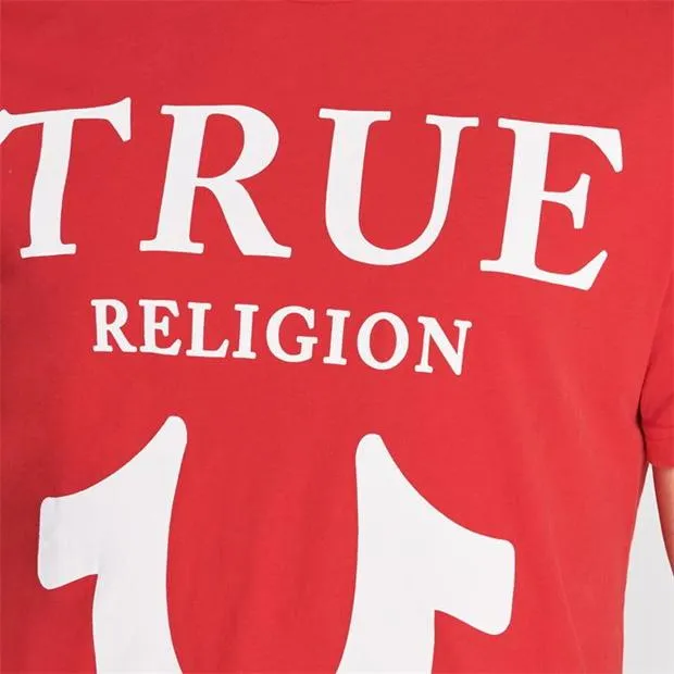 True Religion Red Logo T-Shirt