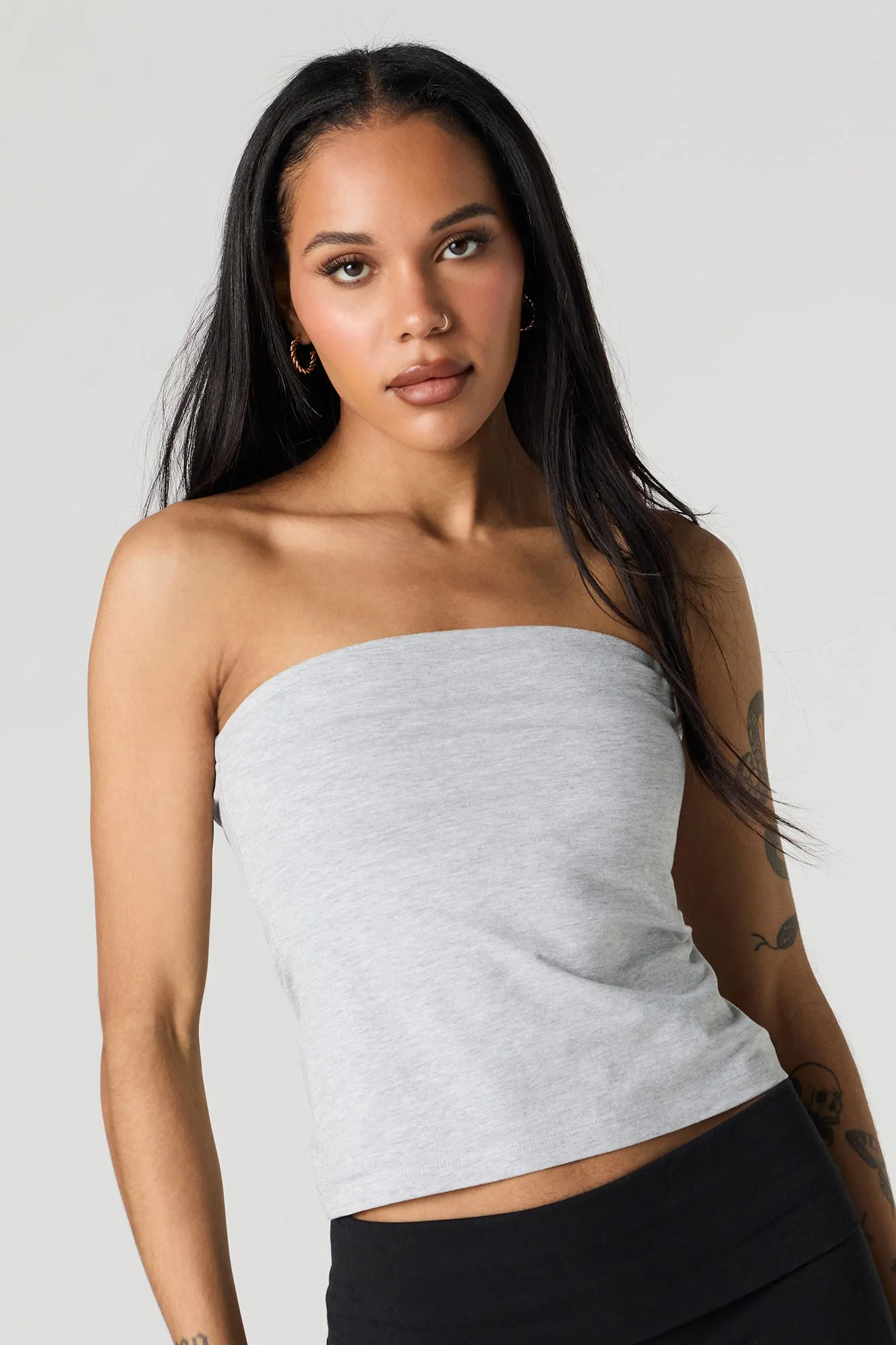 Tube Top with Built-In Cups
