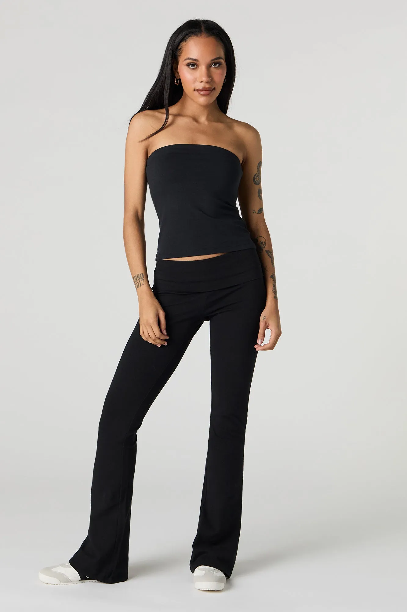 Tube Top with Built-In Cups