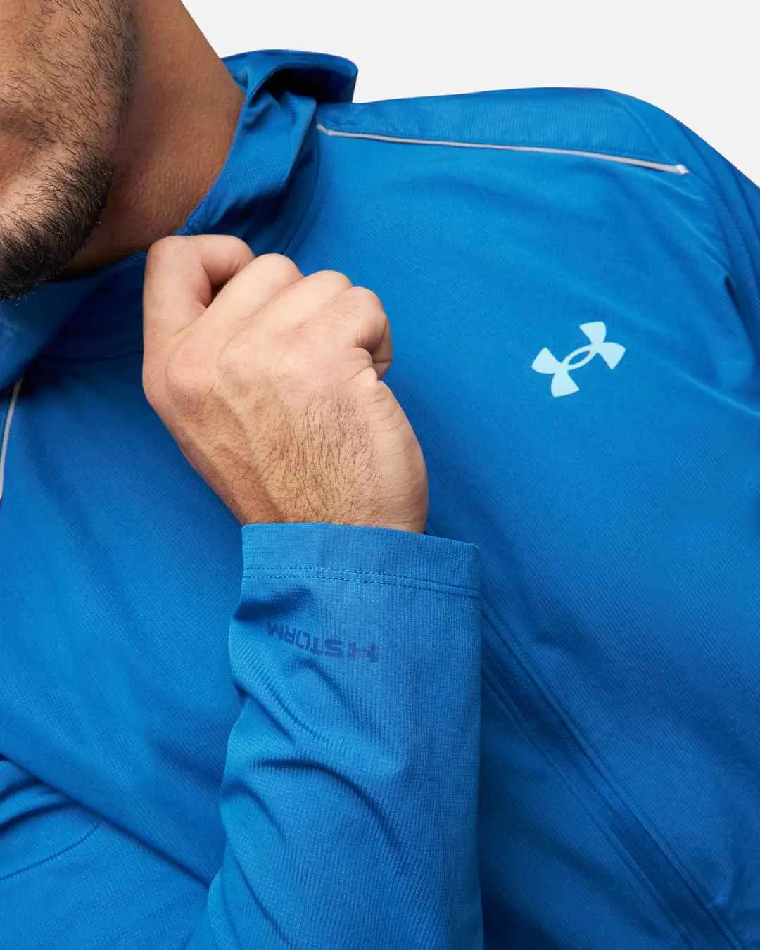 Veste à capuche Under Armour Launch - Bleu