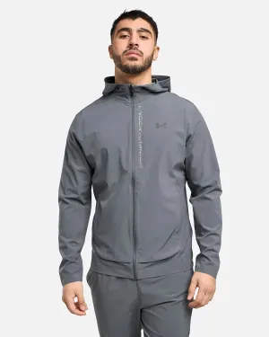 Veste de survêtement Under Armour Outrun The Storm - Gris