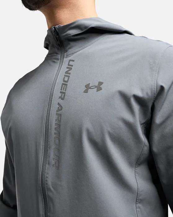Veste de survêtement Under Armour Outrun The Storm - Gris