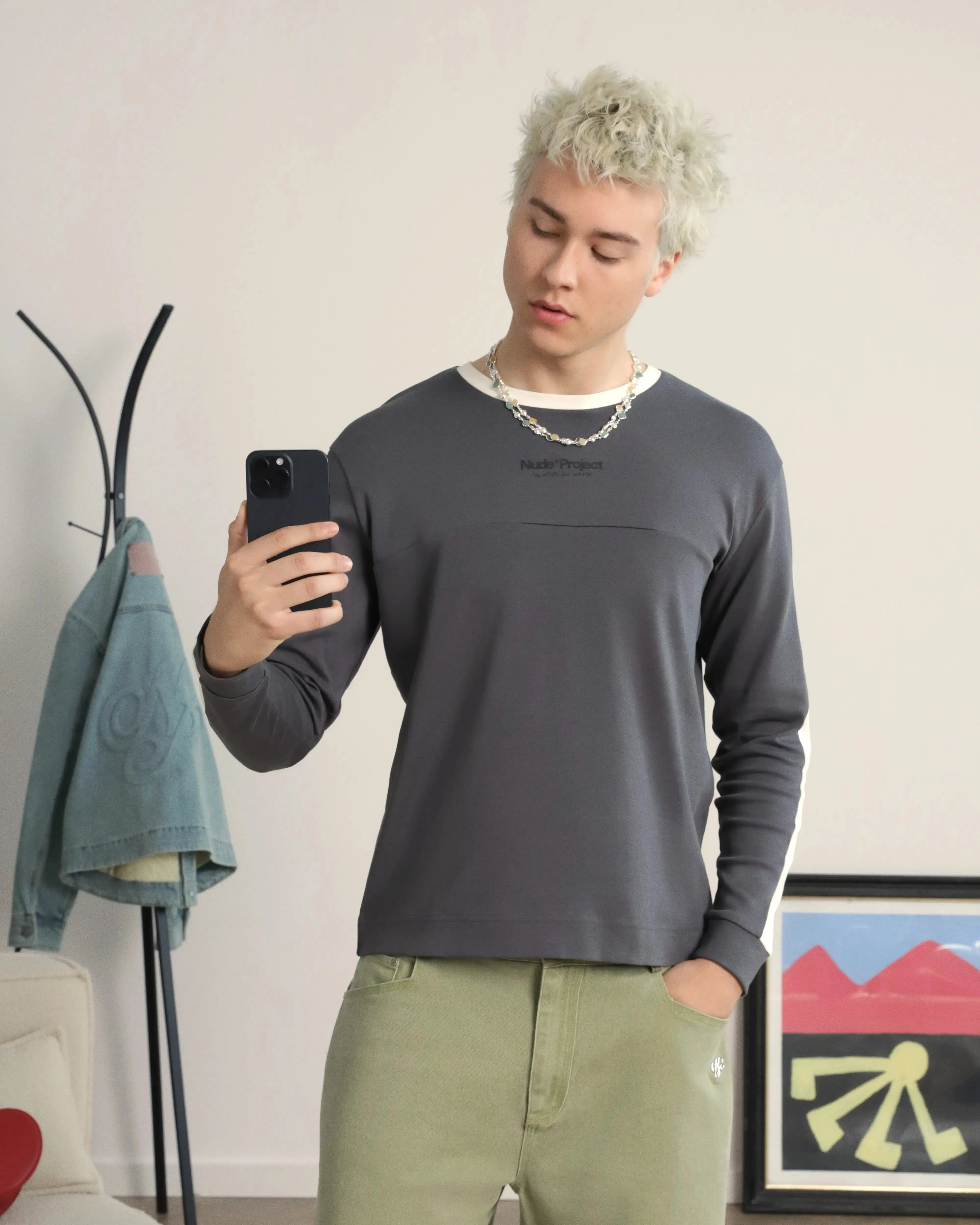 Vintage Sports Longsleeve Grey