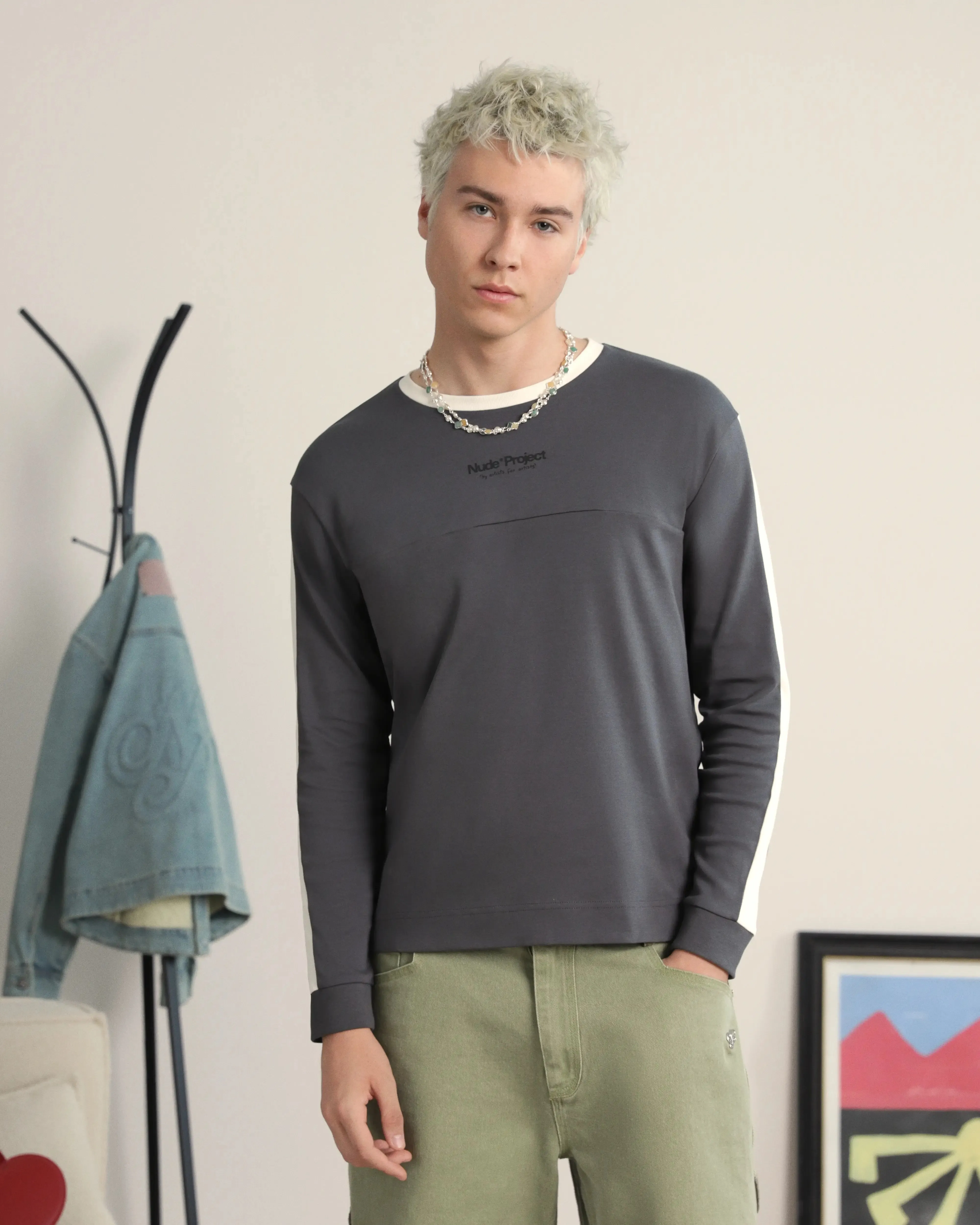 Vintage Sports Longsleeve Grey