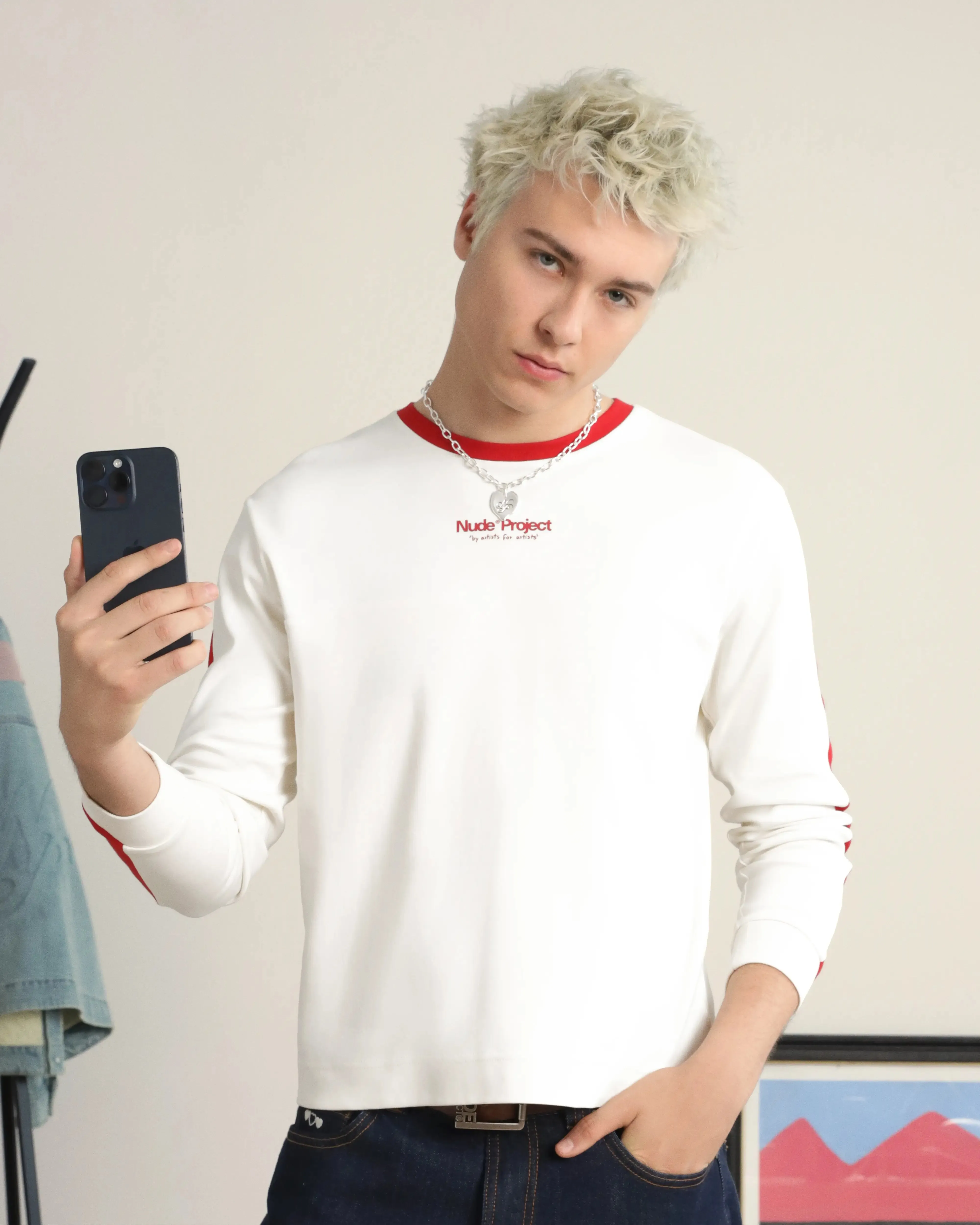 Vintage Sports Longsleeve White