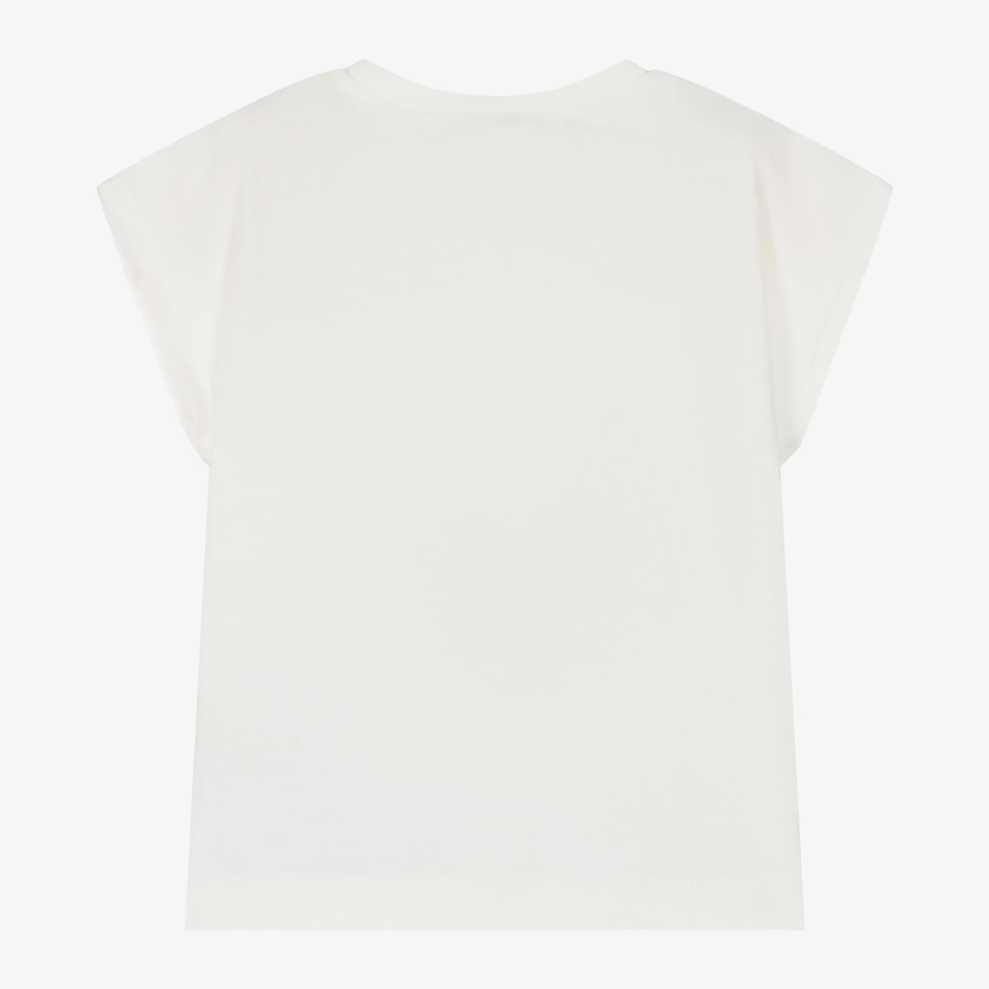 White Tassel Embroidered T-Shirt