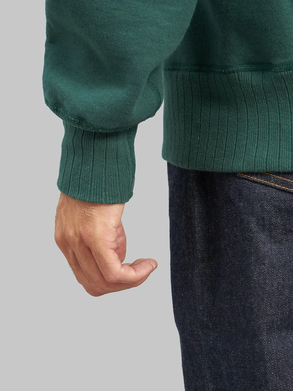 Whitesville Loopwheel Sweatshirt Green