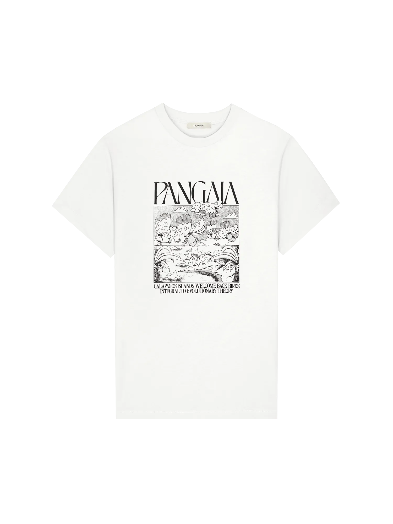 Womens Finches Return Hope T-Shirt—off-white