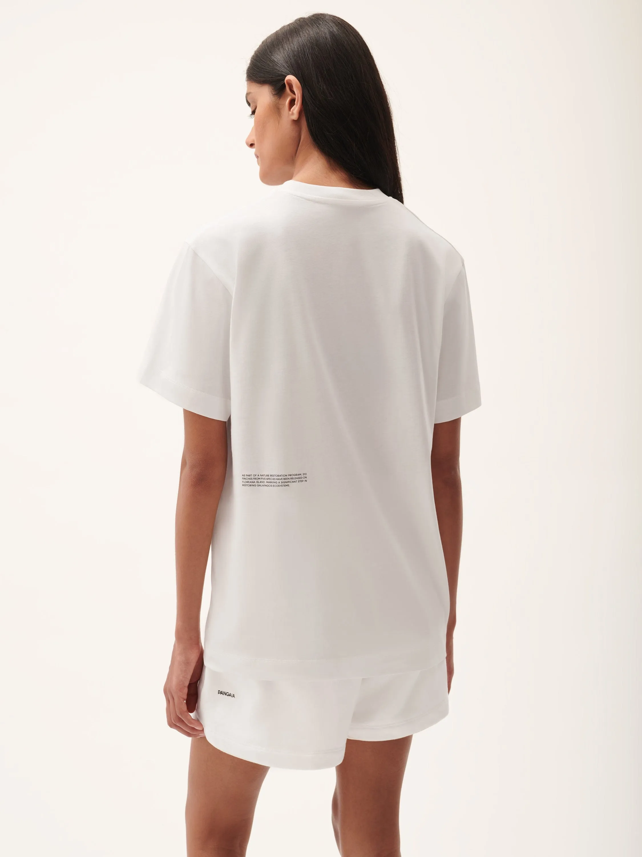 Womens Finches Return Hope T-Shirt—off-white