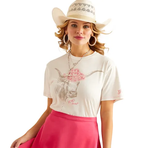 Women's Glamoorous S/S Tee - Cloud Dancer