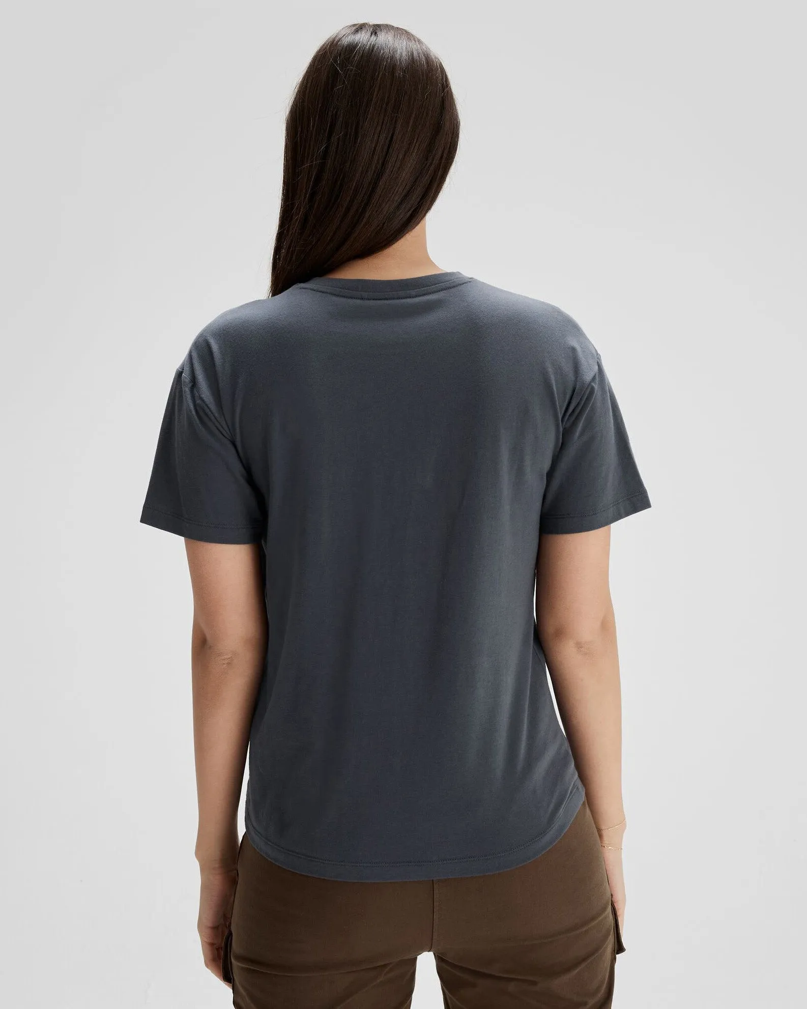 Women's Solid Organic Cotton T-Shirt - Night