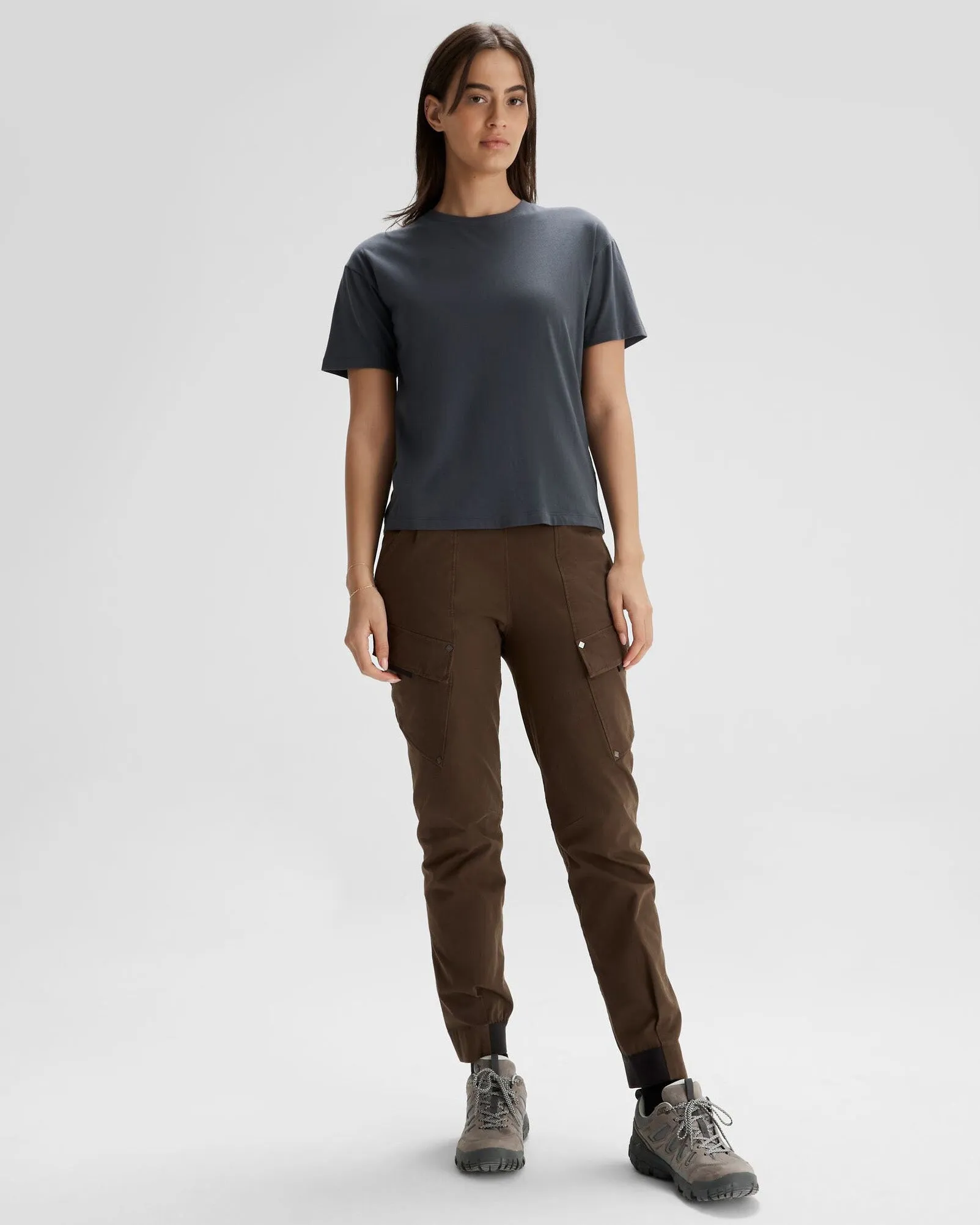 Women's Solid Organic Cotton T-Shirt - Night