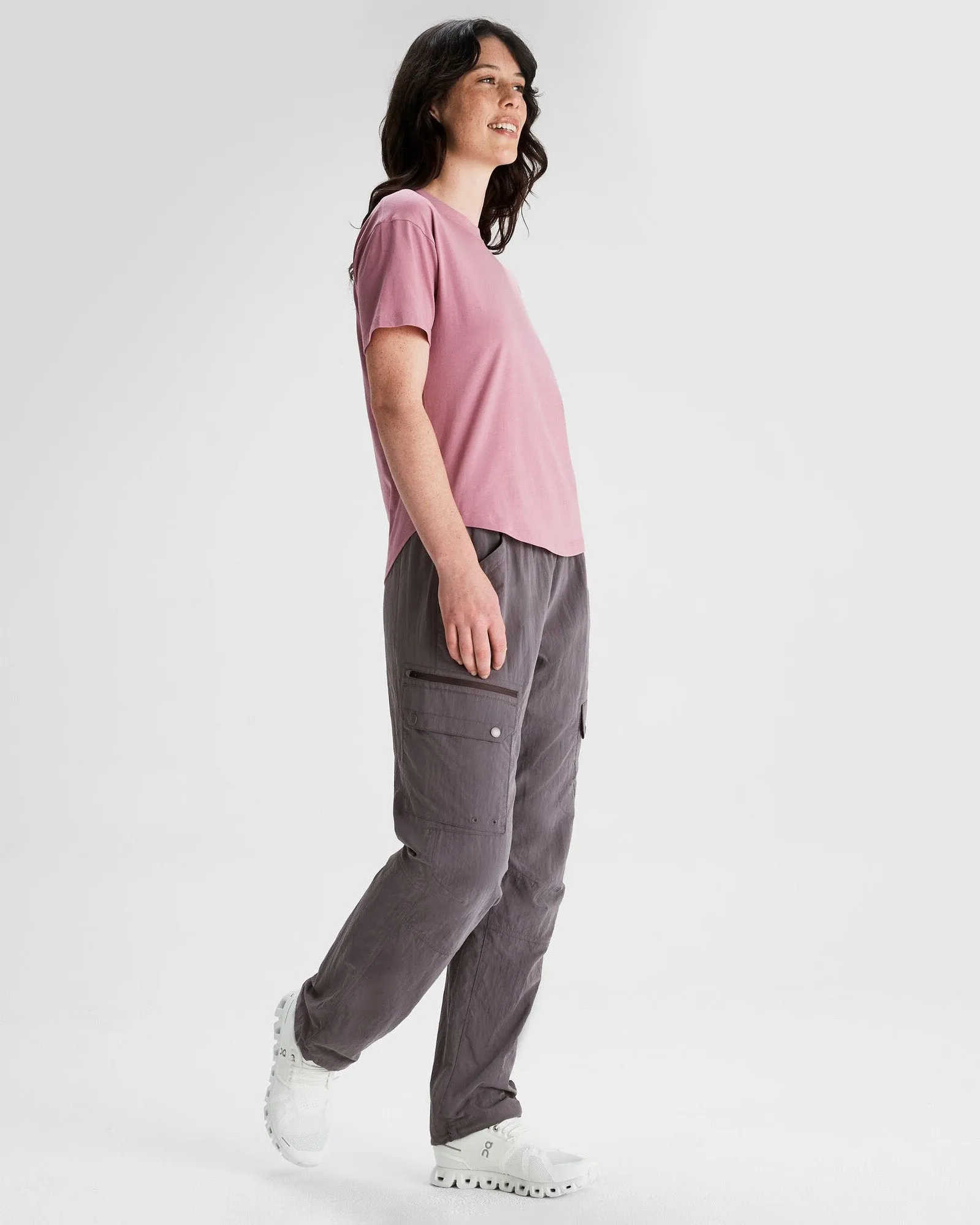 Women's Solid Organic Cotton T-Shirt - Orchid