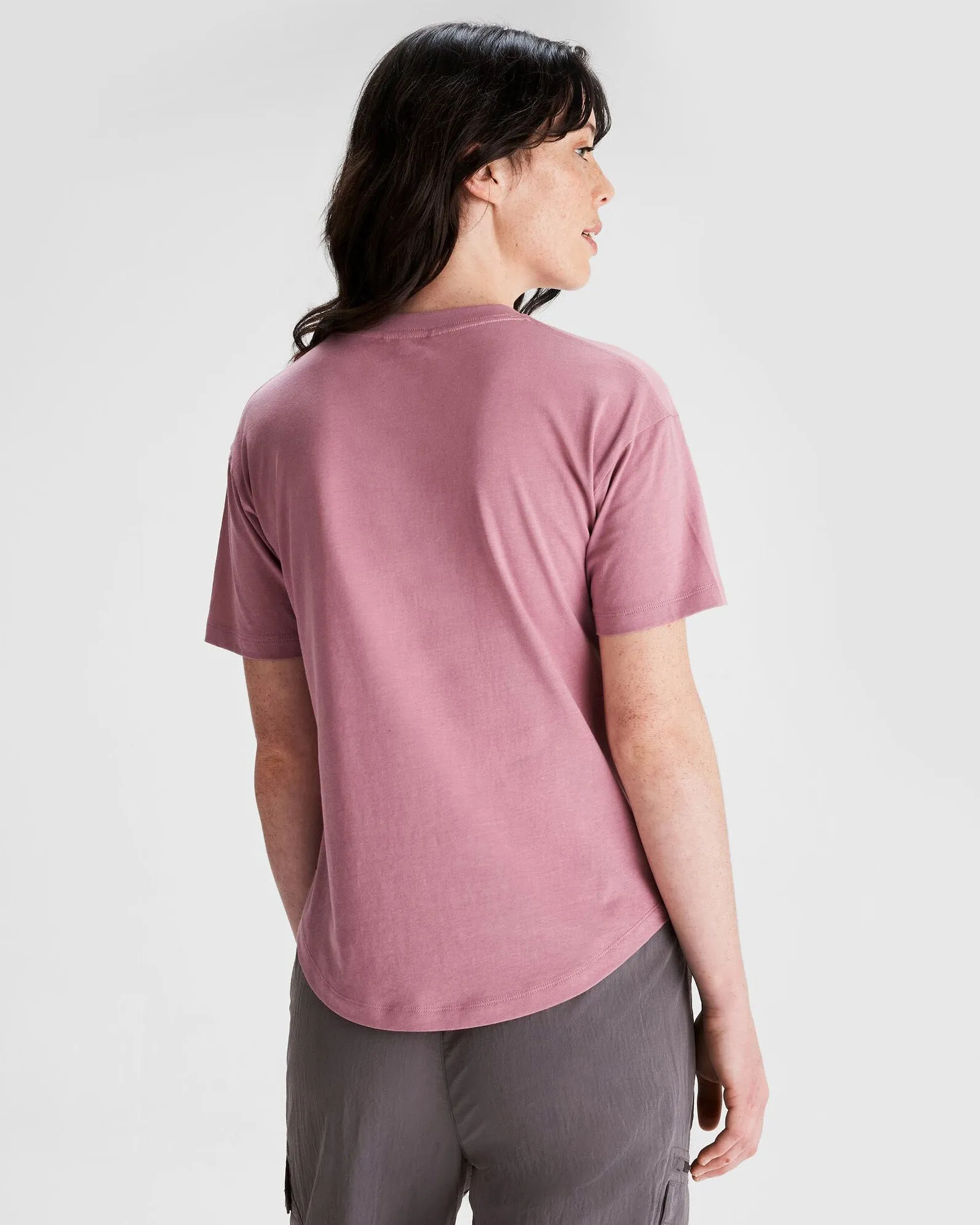 Women's Solid Organic Cotton T-Shirt - Orchid
