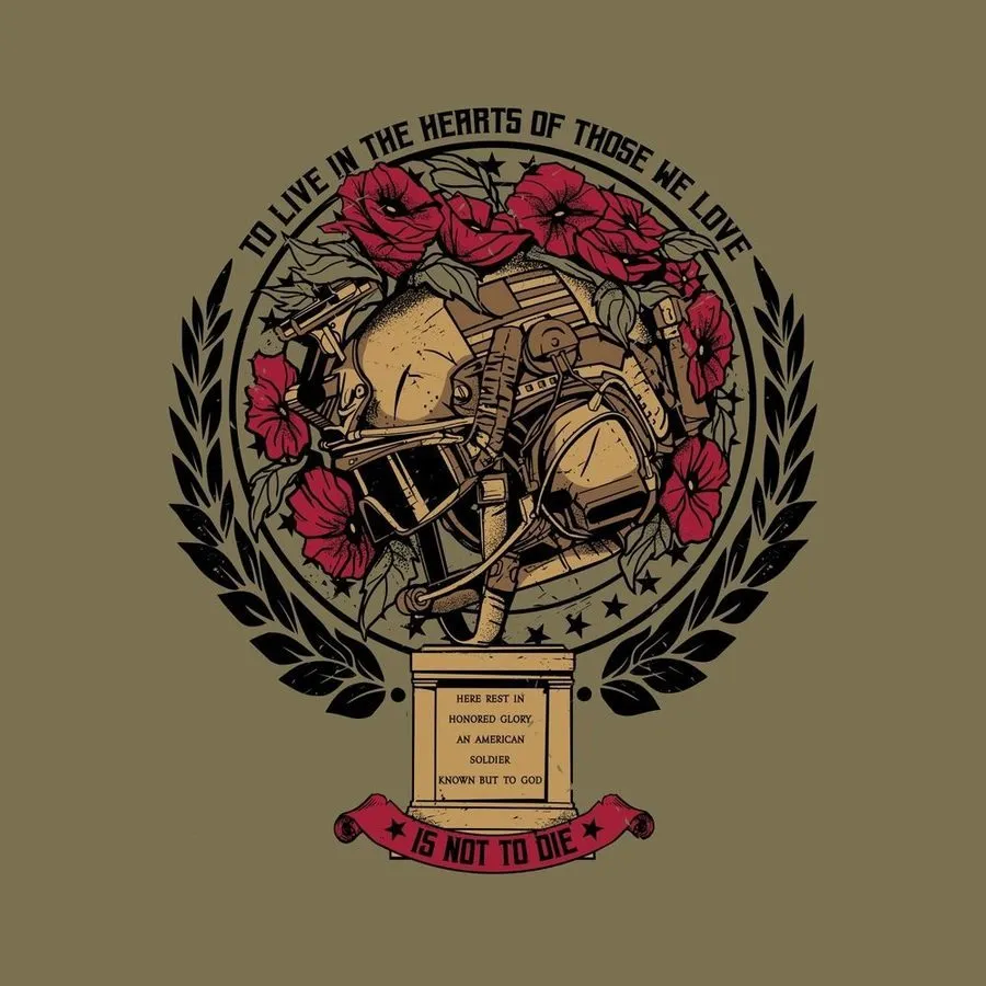Women's Those We Love V-Neck T-Shirt - Military Green
