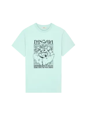 Womens White Rhino Hope T-Shirt—reflect blue