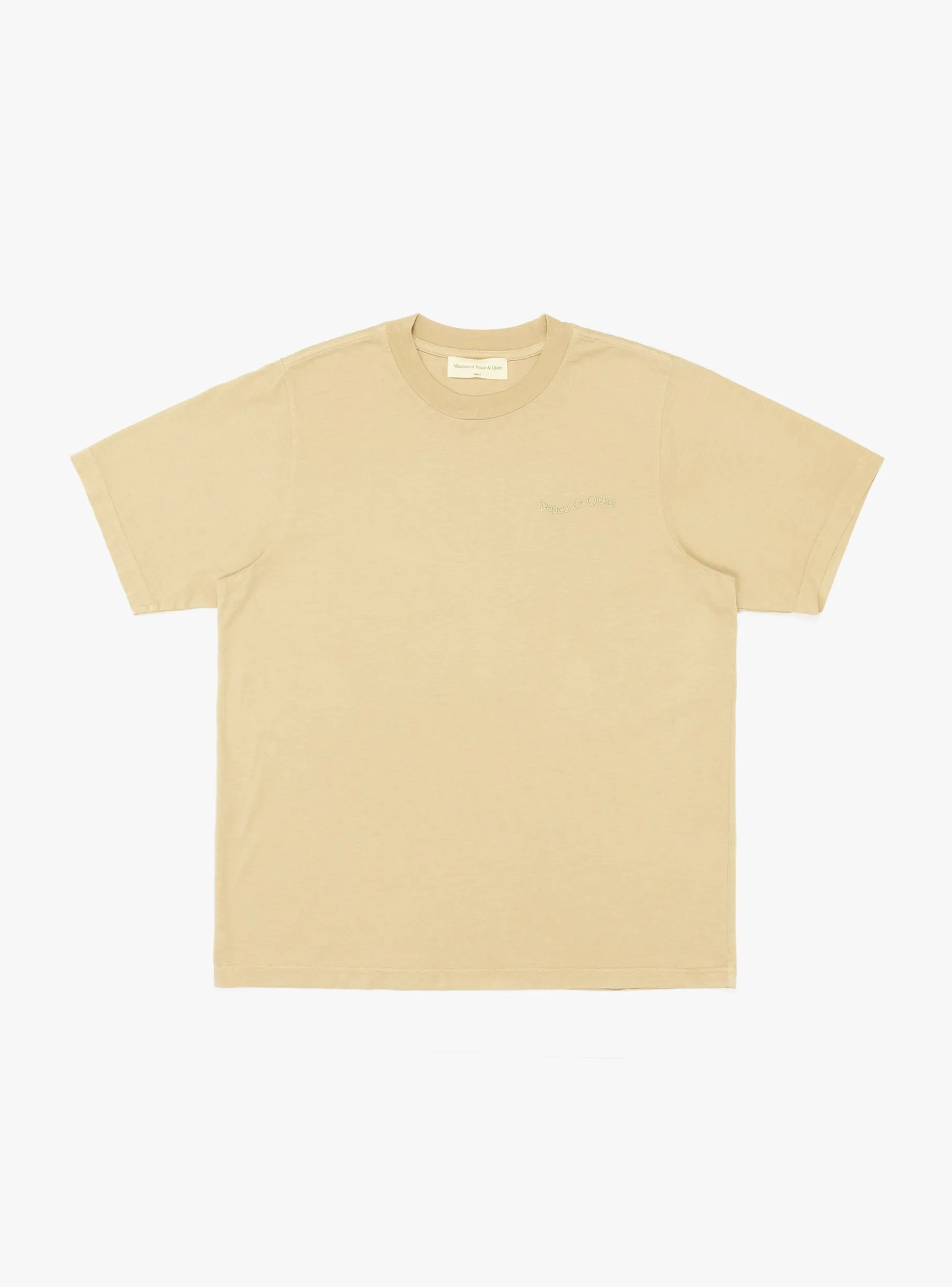 Wordmark Pigment Dyed T-Shirt Taupe