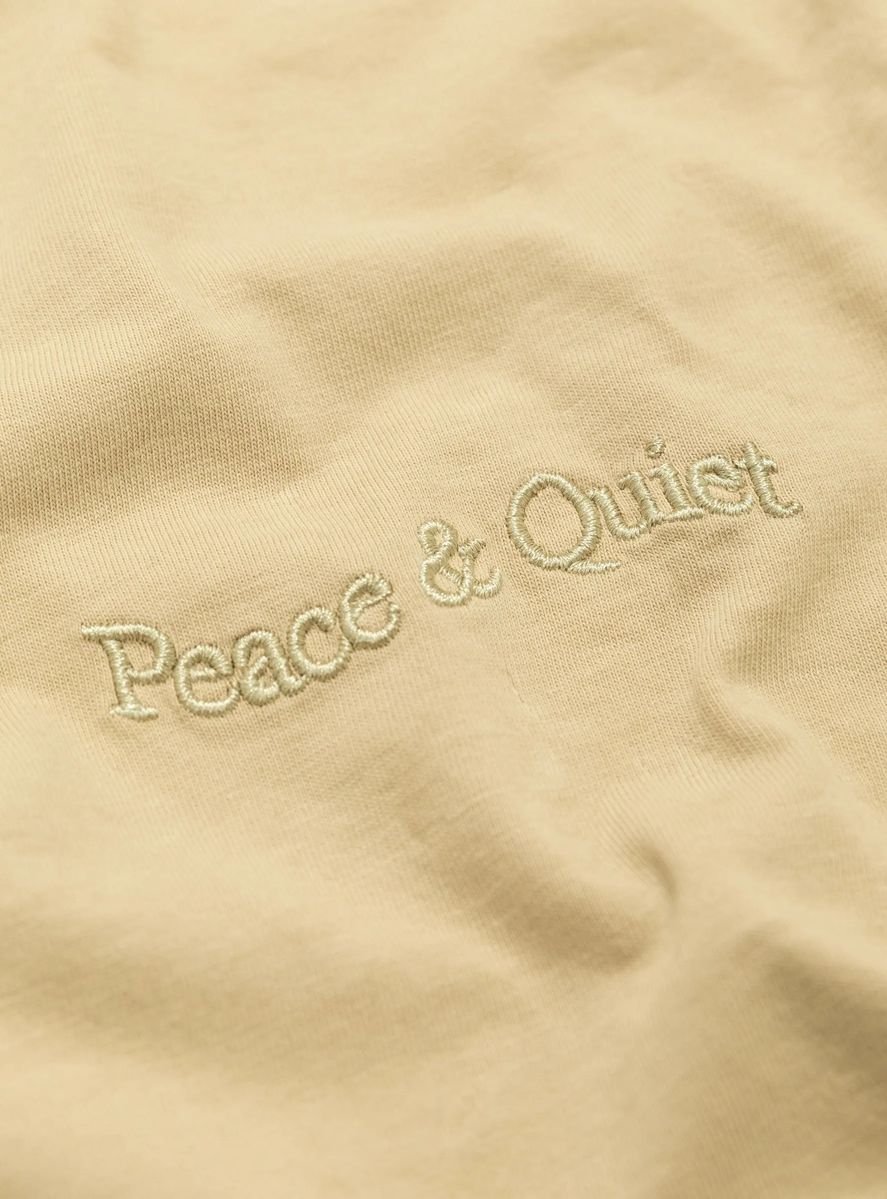 Wordmark Pigment Dyed T-Shirt Taupe