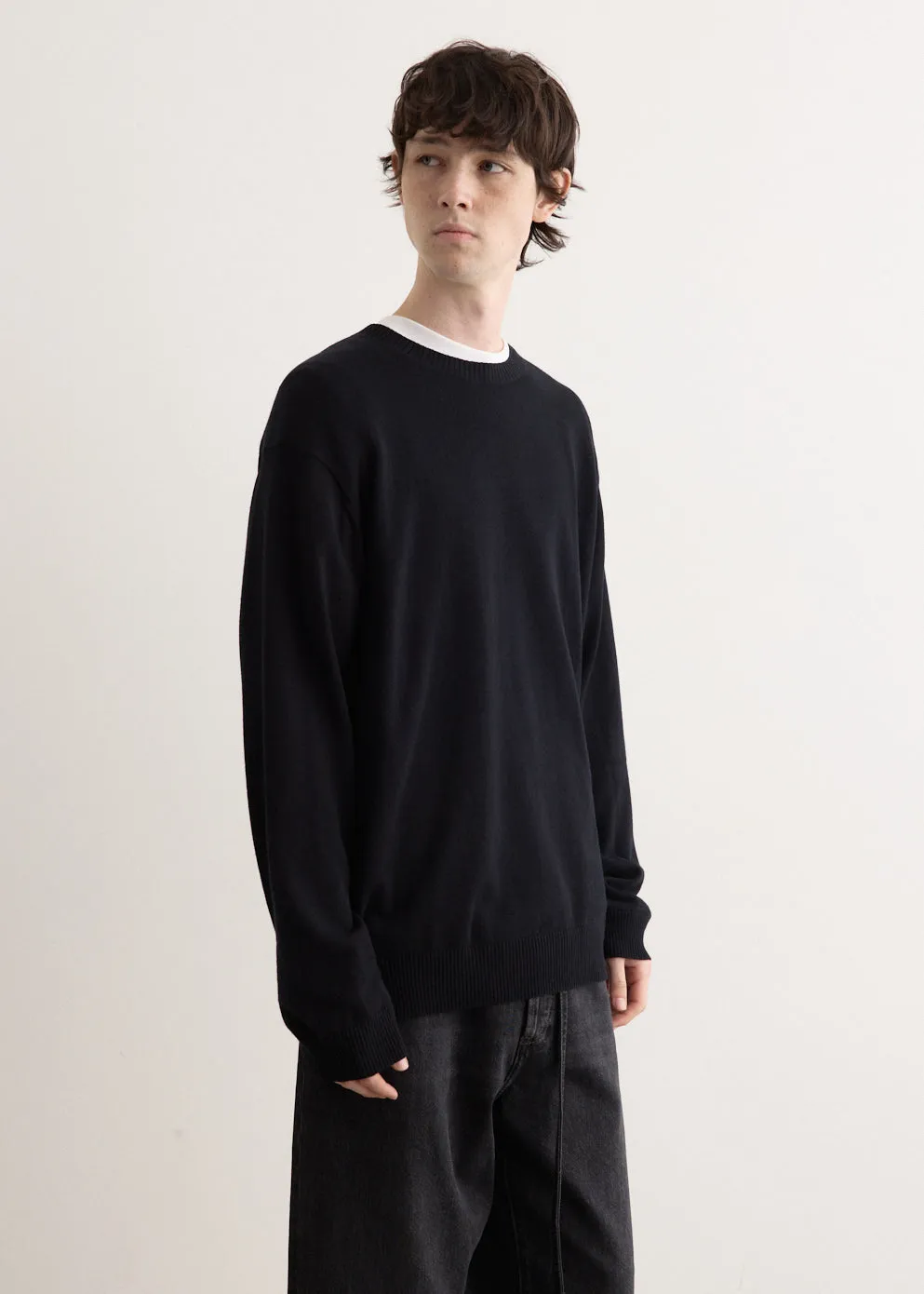 YFM Logo Round Neck Pull Over