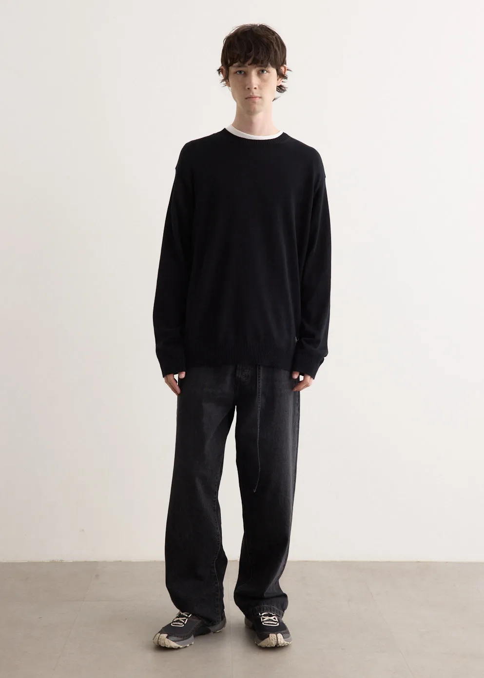 YFM Logo Round Neck Pull Over