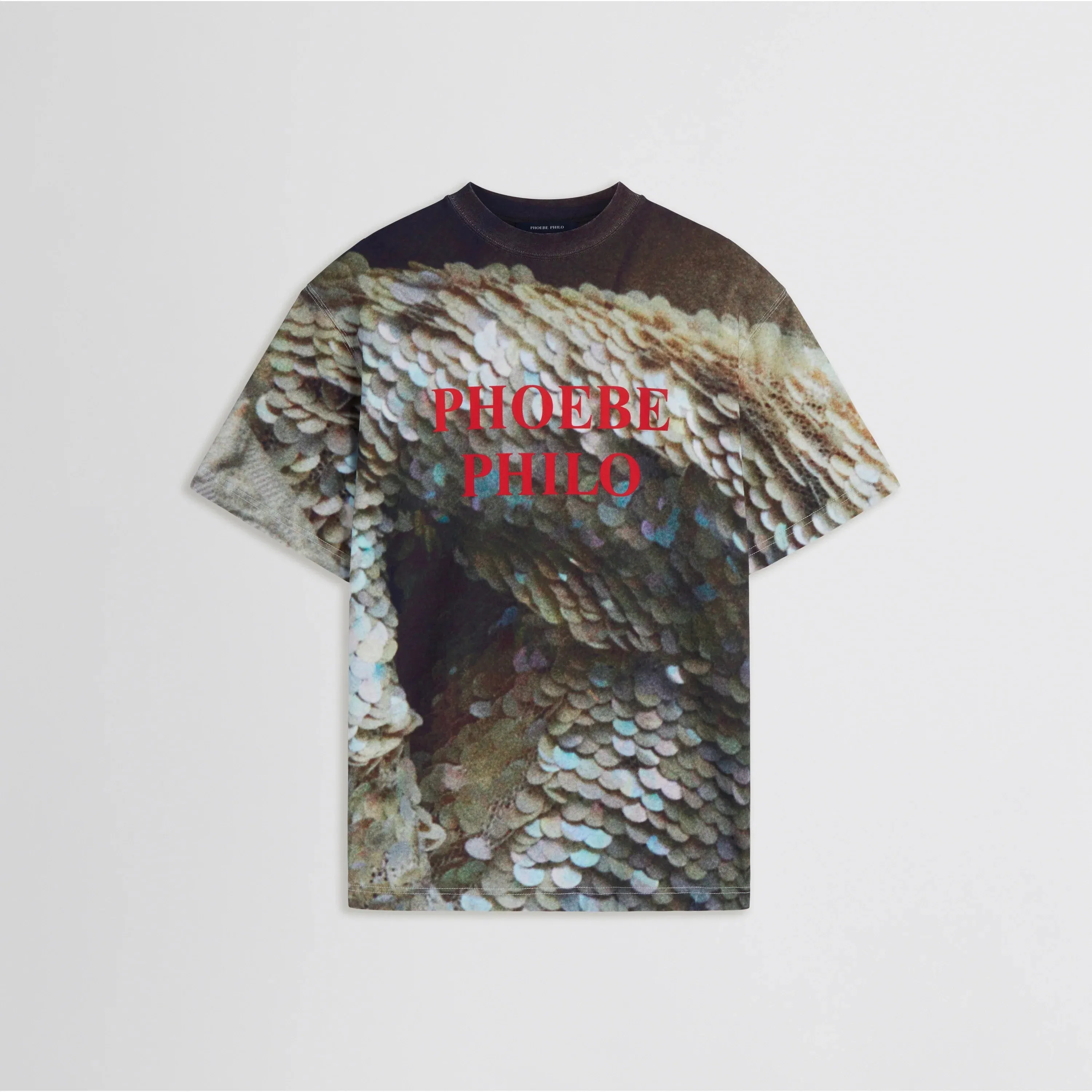 ZINE T-SHIRT | sequins print cotton